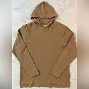 EUC Fairplay Waffle Knit Longsleeve Hooded Tee Size XL